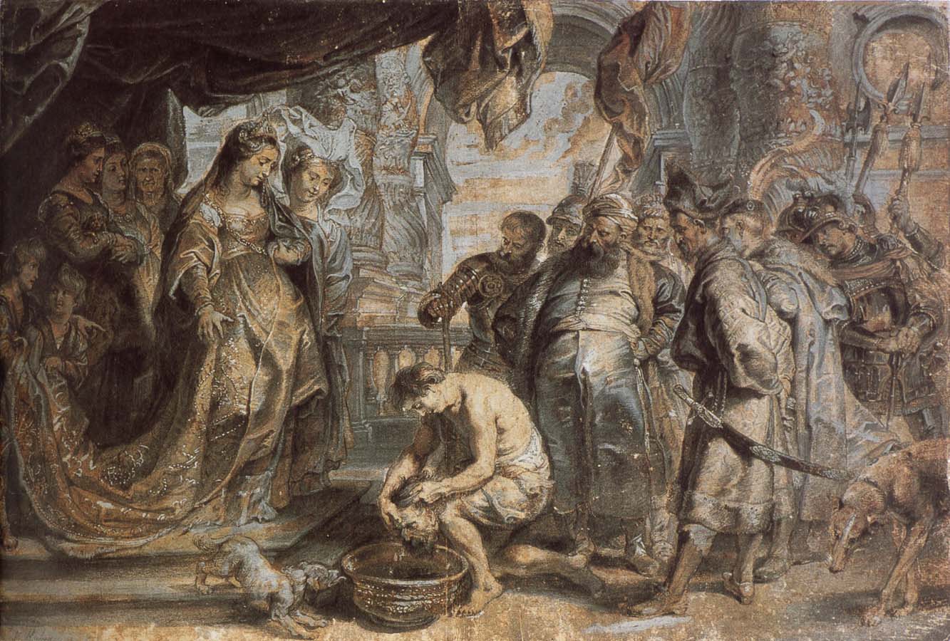 Peter Paul Rubens The queen with the Captain of Lush